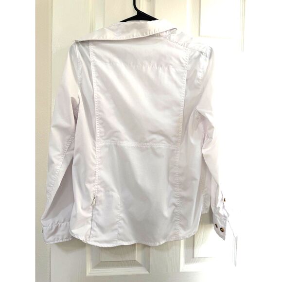 L.L. Bean White Tropicwear Sun Shirt Women's XS ☀️ - Picture 3 of 9